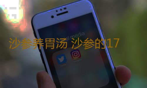 沙参养胃汤 沙参的17大功效